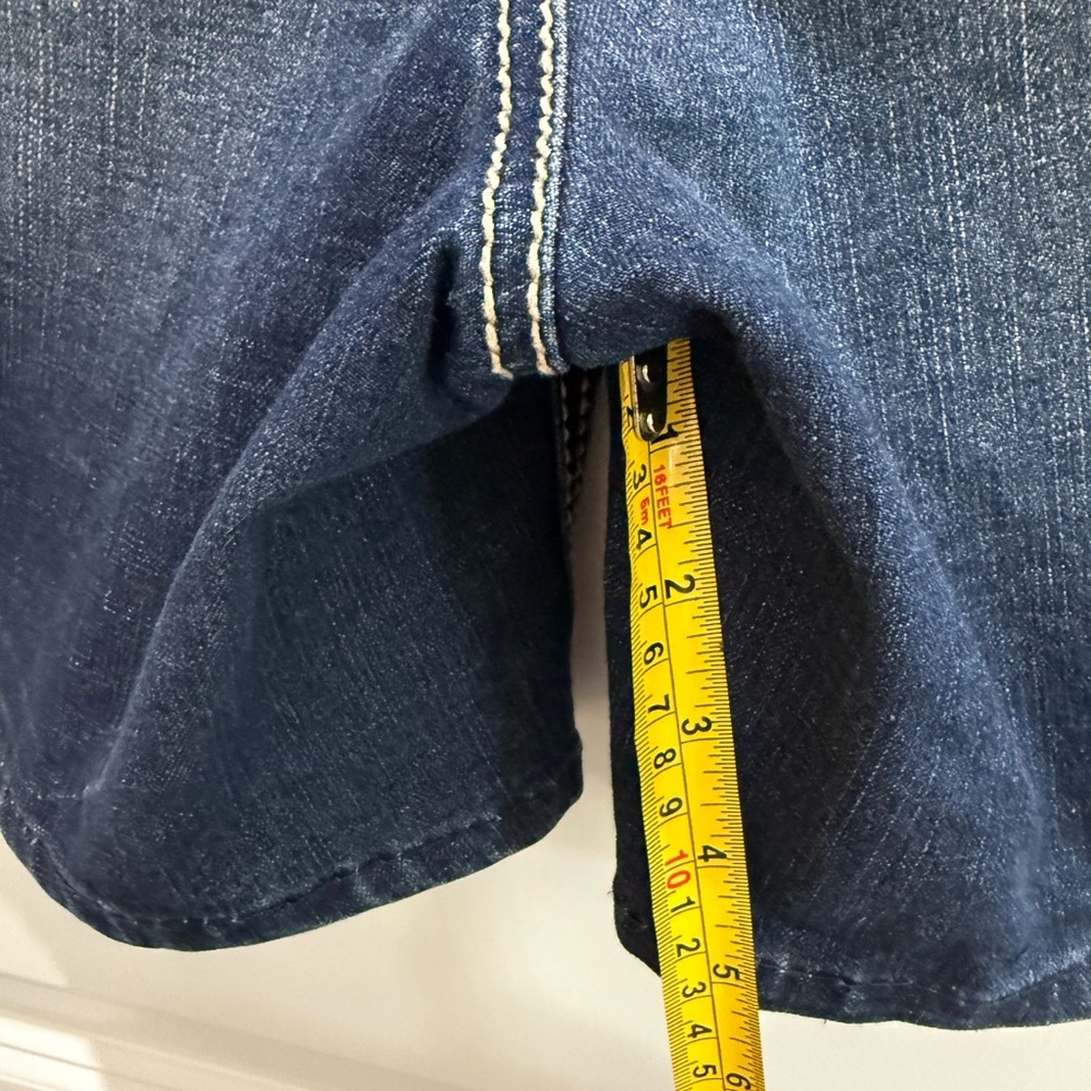 Seven7 Women's Dark Blue Jean Shorts - Picture 5 of 5